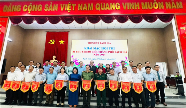 Đảng bộ thành phố Rạch Giá tổ chức Hội thi Bí thư chi bộ giỏi năm 2024